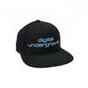 Digital Underground Black / White / Powder Blue SP Adjustable Snapback Hat