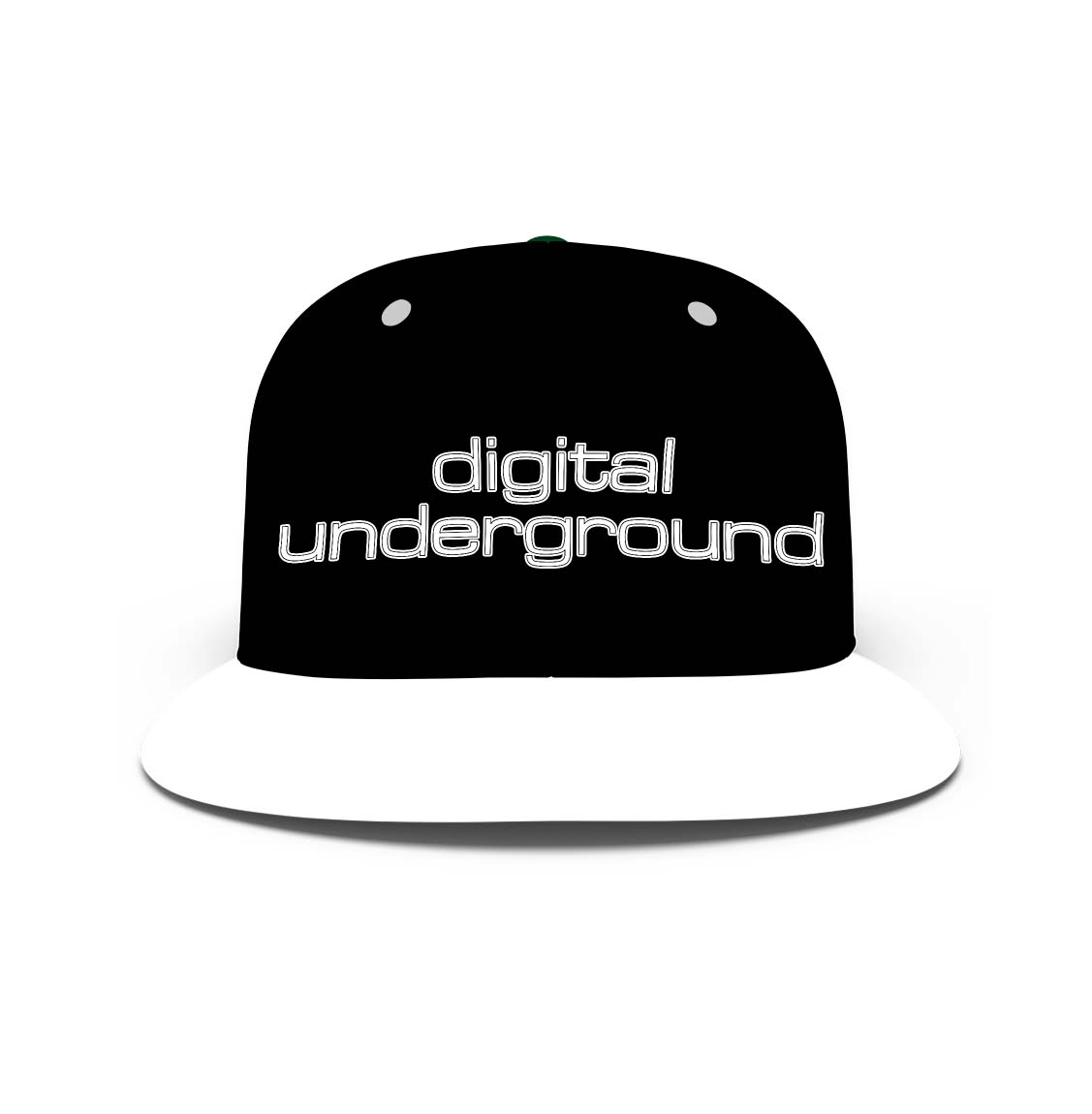 digital-underground-black-off-white-clubhouse-adjustable-snapback-hat