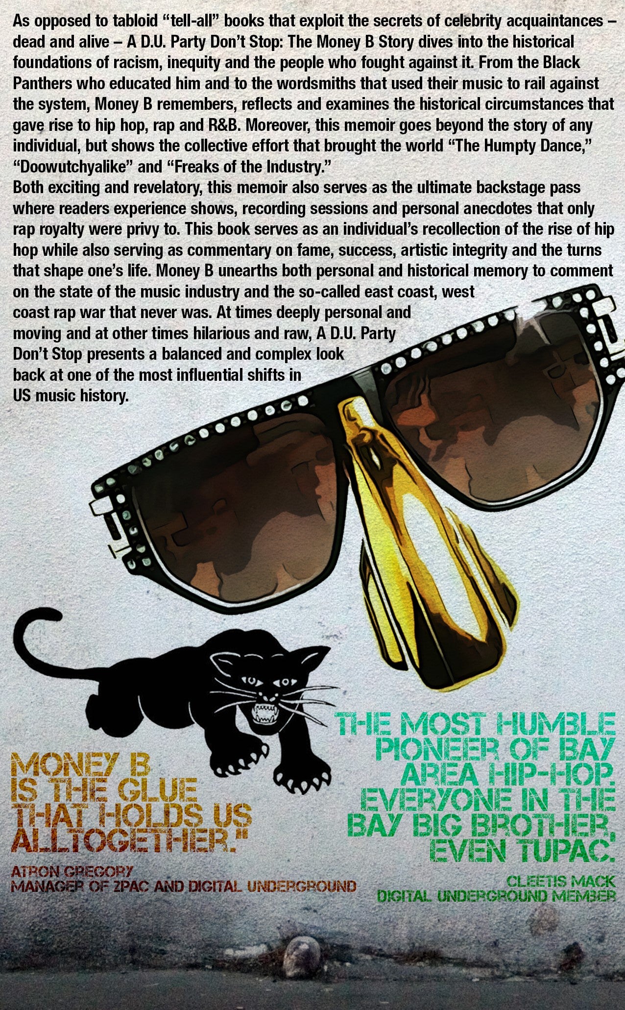 A D.U. Party Don't Stop: The Money B Story "Paperback" (Pre-Order Special Offer!!)