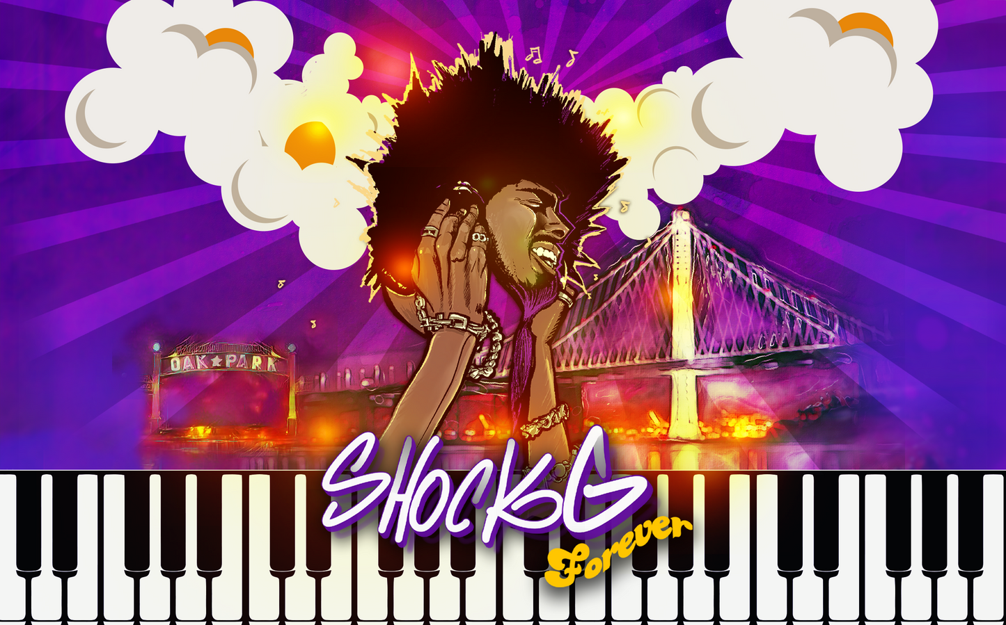 Shock G Forever Commemorative Flag