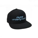 Digital Underground Black / White / Powder Blue SP Adjustable Snapback Wool Blend Hat