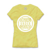 DU Gear Logo Women's Tee - Yellow/ Wht