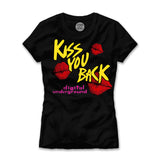 Kiss U Back Women's Tee - Blk