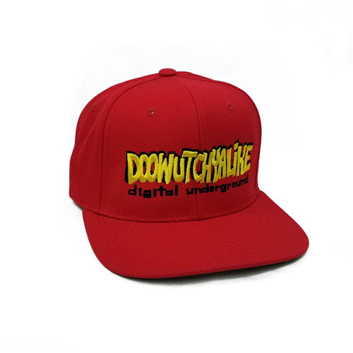 digital-underground-red-yellow-black-doowutchyalike-adjustable-snapback-wool-blend-hat