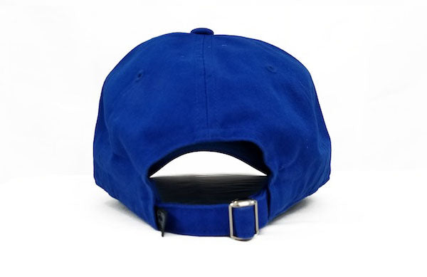 MONEY B & YOUNG HUMP BLUE TEXT LOGO ADJUSTABLE DAD HAT